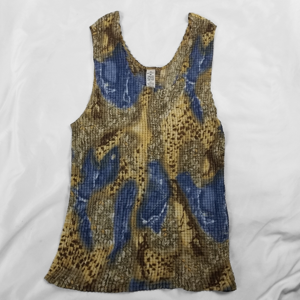 Women's Petite Animal Print Tank Top